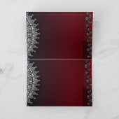 インドのデザインハガキ 案内状 (内部)