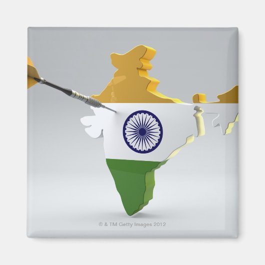 インドのデジタル複合体 マグネット (正面)