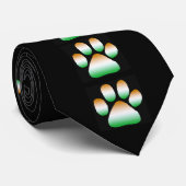 インドのトラのパグの印のタイ ネクタイ (ロール)
