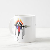 インドのトーテム コーヒーマグカップ (正面左)