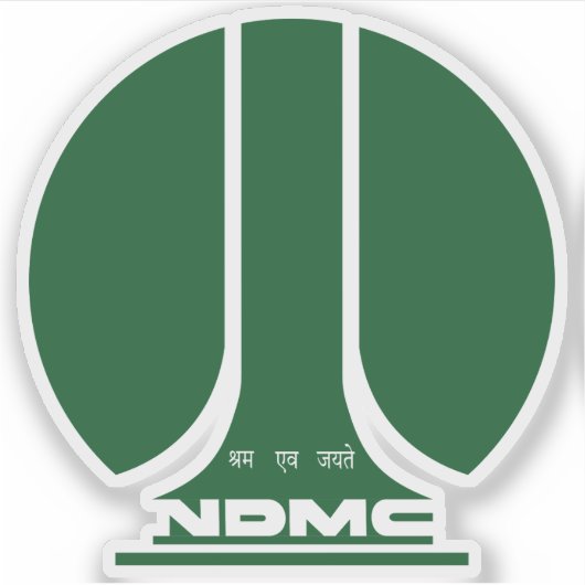 インドのニューデリーの封印 シール (正面)