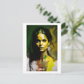 インドのハガキ – ウィメンズコレクションの世界 ポストカード (スタンド正面)