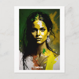 インドのハガキ – ウィメンズコレクションの世界 ポストカード