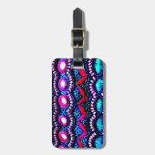 インドのバッグ刺繍 ラゲッジタグ (正面縦)