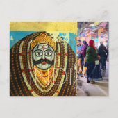 インドのバラナシの旅行絵葉書 ポストカード (正面)