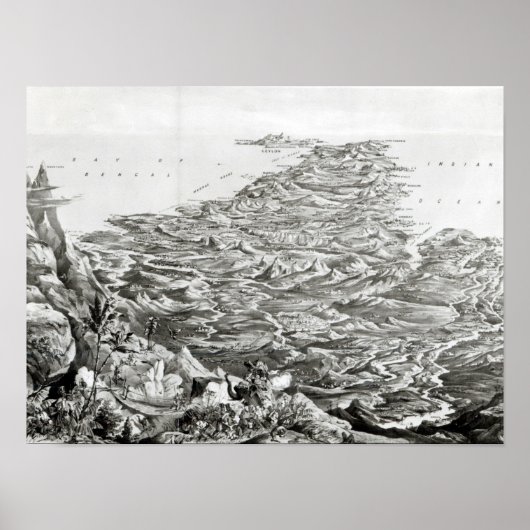 インドのパノラマ ポスター (正面)