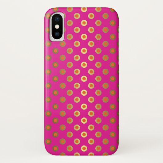 インドのヒンズー教のカラーパターンiPhoneケース Case-Mate iPhoneケース (裏面)