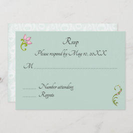 インドのヒンズー教の孔雀の結婚式の出欠確認 招待状