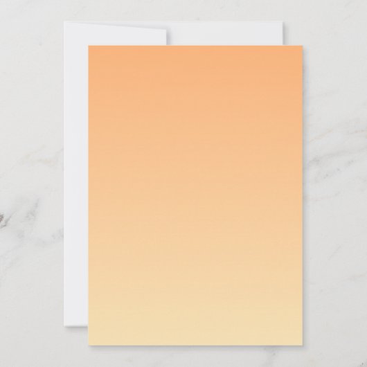 インドのヒンズー教の花嫁ハルディセレモニーバタフライ 招待状 (裏面)