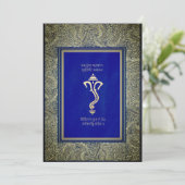 インドのヒンズー教ガネーシャ招待状 招待状 (スタンド正面)