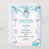 インドのヒンズー教婚約式 招待状 (正面)