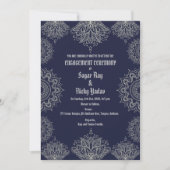 インドのヒンズー教婚約式 招待状 (正面)