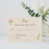 インドのヒンズー教孔雀の結婚式招待状 返信 (スタンド正面)