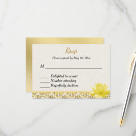 インドのヒンズー教式結婚式 出席確認 出欠カード