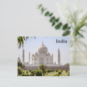 インドのビンテージツーリズム旅行を追加 ポストカード (スタンド正面)