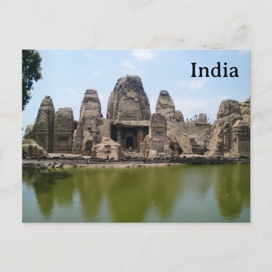 インドのビンテージツーリズム旅行を追加 ポストカード (正面)