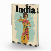 インドのビンテージ旅行ポスター フォトブロック (右)