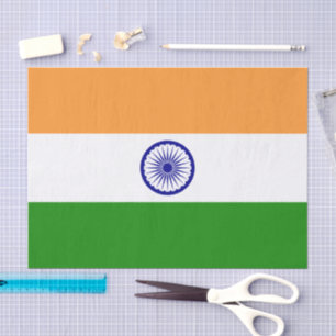 インドのファッション装飾、インド国旗ティッシュペーパー 薄葉紙