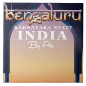 インドのベンガルール旅行ポスター タイル (正面)