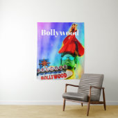 インドのボリウッドをテーマにしたカラフルなパーティー タペストリー (インサイチュ)