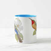 インドのマグの青によって膨らまされる蜂食べる人そして皇后 マグカップ (中央)