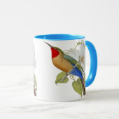 インドのマグの青によって膨らまされる蜂食べる人そして皇后 マグカップ (正面右)