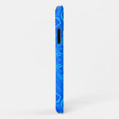 インドのマンダラ ブルー Case-Mate iPhoneケース (裏面/右)