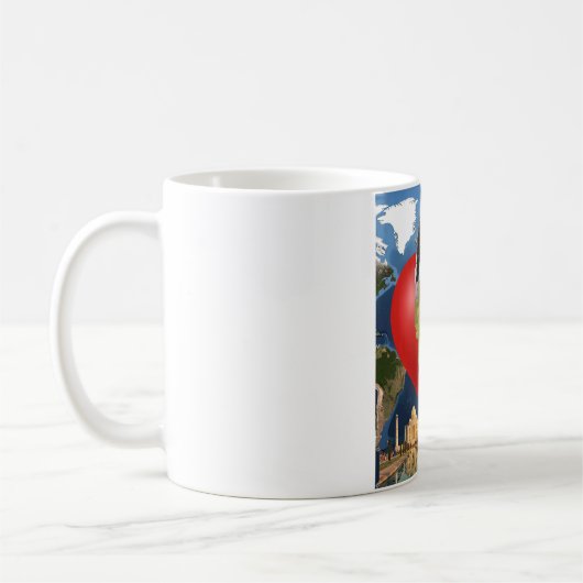 インドのムスリムマグ コーヒーマグカップ (左)