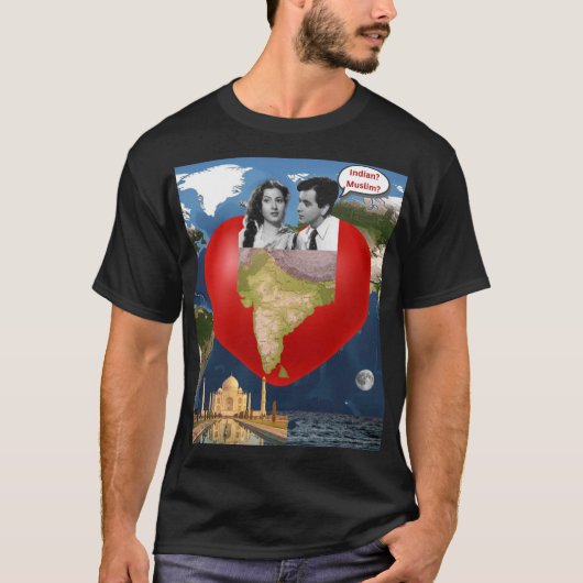 インドのムスリムTシャツ Tシャツ (正面)