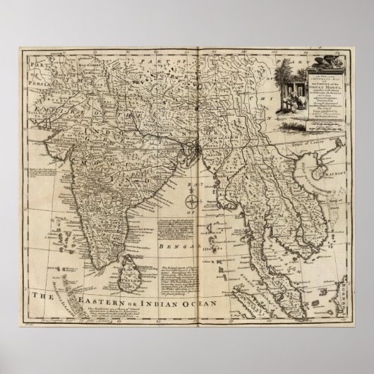 インドのモグル帝国 ポスター (正面)