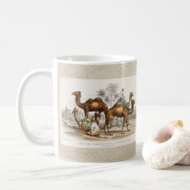 インドのラクダヴィンテージイラストレーション, 1820 コーヒーマグカップ
