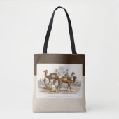 インドのラクダヴィンテージイラストレーション, 1820 トートバッグ (正面)