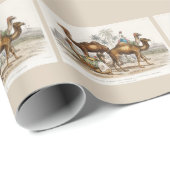 インドのラクダヴィンテージイラストレーション, 1820 ラッピングペーパー (ロールコーナー)