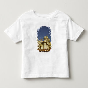 インドのラジャスタンに立ち着く女性 トドラーTシャツ