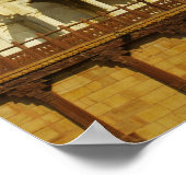 インドのラジャスタンに立ち着く女性 ポスター (角)