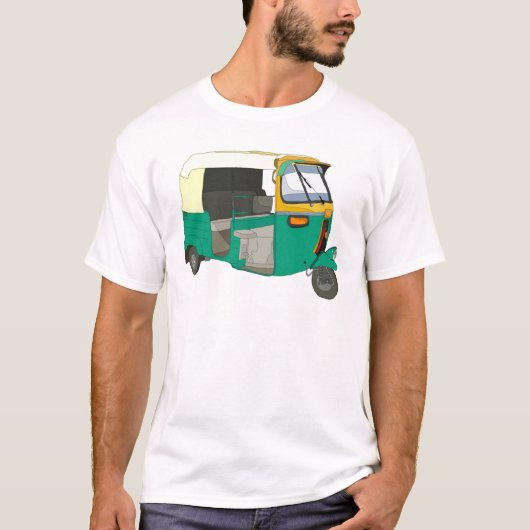 インドのリクシャー Tシャツ (正面)