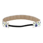 インドのレトロのエキゾチックな孔雀 アスレチックヘッドバンド (裏面)