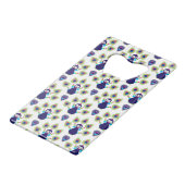 インドのレトロのエキゾチックな孔雀 クレジットカード栓抜き (裏面アングル)