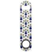 インドのレトロのエキゾチックな孔雀 スピード栓抜き (裏面)