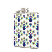 インドのレトロのエキゾチックな孔雀 フラスク (左)