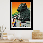 インドのヴィンテージのポスターVisit India ポスター (キッチン)