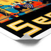 インドのヴィンテージ旅行を参照 ポスター (角)