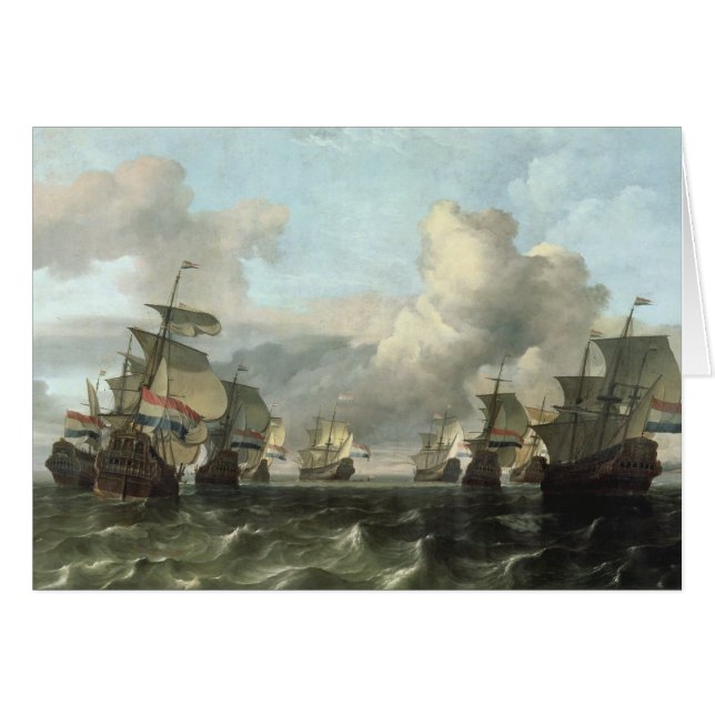 インドの会社1675年のオランダの艦隊 (正面横)