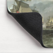 インドの会社1675年のオランダの艦隊 マウスパッド (コーナー)