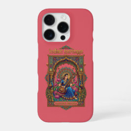 インドの伝統: クラシカル・ミュージシャン ヴィーナアート iPhone 16 PROケース