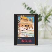 インドの古寺 ポストカード (スタンド正面)