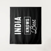 インドの名前の誕生日プレゼント タペストリー (正面)