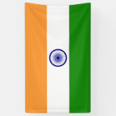 インドの国旗(インド)(南アジアの国)(バハラート) 横断幕 (縦)