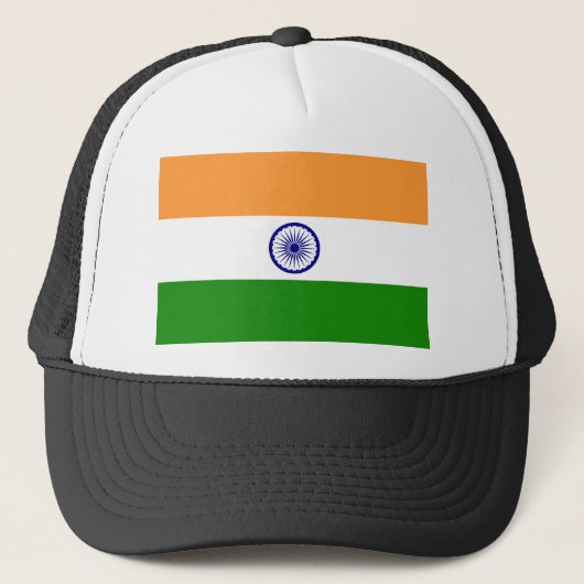 インドの国旗 キャップ (正面)