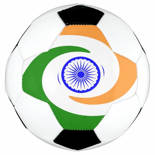 インドの国旗 サッカーボール (正面)